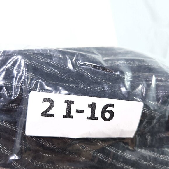 Sundance Amelia Linen Blend Pinstripe Black Trouser Pants Size 8 Pleated - Picture 16 of 16